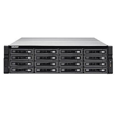 Qnap 16BAY NAS ISCSI/IPSAN 3USAS 12G SAS/SATA 6G 4LAN 10G REDUNDANT PSU