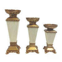Dlusso Designs D'Lusso Designs Desiree 3-piece Hurricane Candle Set