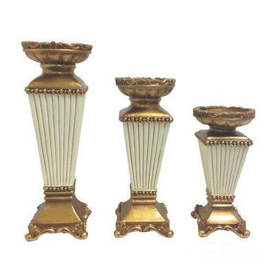 Dlusso Designs D'Lusso Designs Desiree 3-piece Hurricane Candle Set