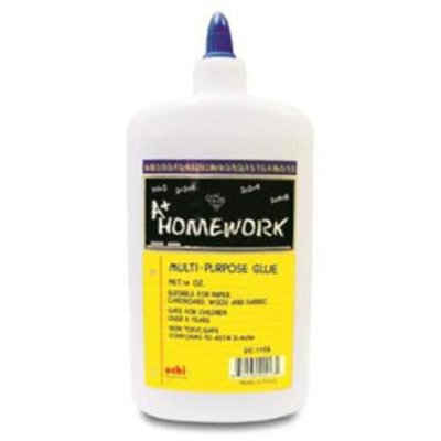 DDI 1192732 Multi Purpose White Glue - 16 oz Case Of 48