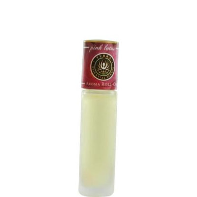 ESSENTIAL OILS TERRA PINK LOTUS AROMA ROLL ON - ESSENTIAL OILS OF LOTUS WITH ROSE QUARTZ GENSTONES IN JOJOBA OIL .33 OZ for UNISEX