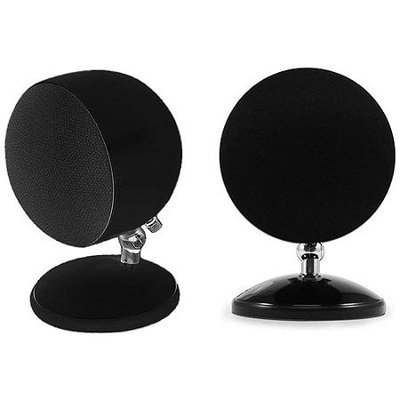 OSD Audio SPHERE1 BLACK HOME SATELLITE SPEAKERS SURROUND SOUND2PAIR