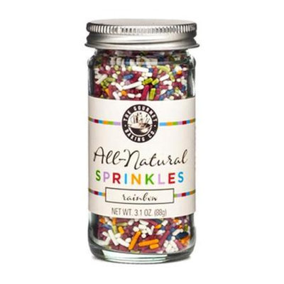 Pepper Creek Farms 300I All Natural Rainbow Sprinkles - Pack of 12