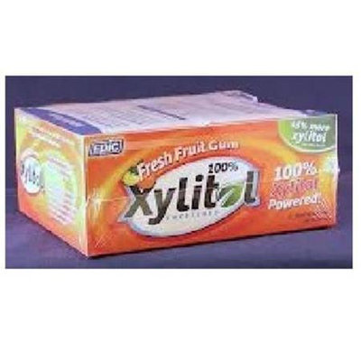 Epic Dental - Xylitol Sweetened Gum Fresh Fruit - 12 Pieces