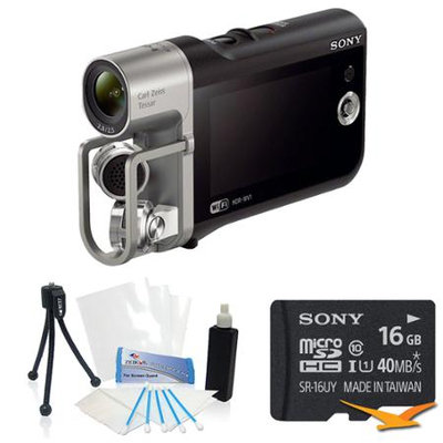 Sony HD Camcorder with Premium Audio - Music Video Recorder Bundle