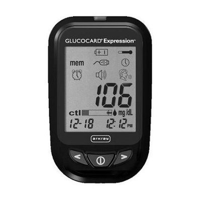 Arkray Glucocard Expression, Audio Enabled (talking) Blood Glucose Monitoring System With Autocode