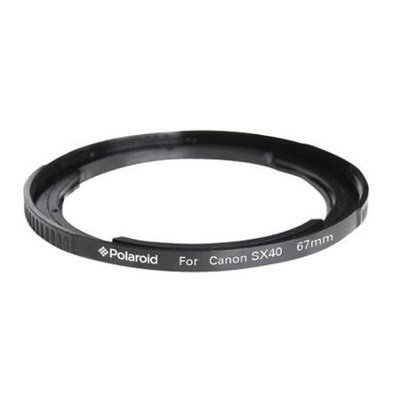 Polaroid 67mm Lens And Filter Adapter Ring For Canon SX40, SX30, SX20