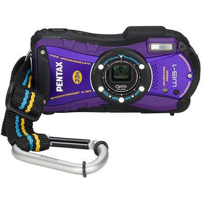 Pentax Optio WG-1 Waterproof Digital Camera - Purple