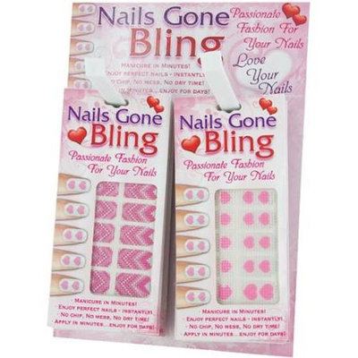 DDI 1471699 Valentine Nail Bling Strips Case Of 72