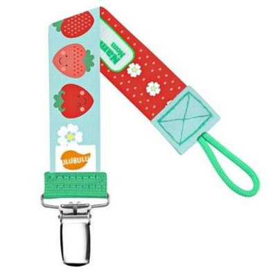 Ulubulu MP-04-99-S-1-029 Expression Strawberry Universal Pacifier Clip Pack Of 7