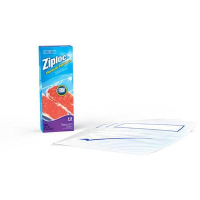Simply Smart 1 Gallon Ziploc Vacuum Sealer Bag Refills 10 C