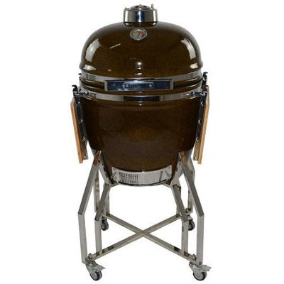 All Pro KAMADO 19 Charcoal Grill, Autumn Red