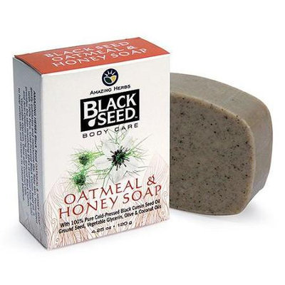 Amazing Herbs - Black Seed Oatmeal & Honey Soap - 4.25 oz.