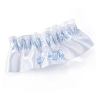 Hortense B. Hewitt I Do Embroidered Garter