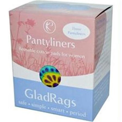 Glad Rags B83742 Glad Rags Cotton Pantyliner -3x3 Pack
