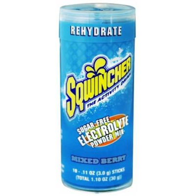 The Sqwincher Corporation 060118-MB Mixed Berry Qwik Stik Sports Drink 10 Count Pack Of 20