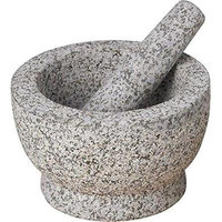 Creative Home Granite Mortar and Pestle, 4.75 H x 7.88 W x 7.88 D