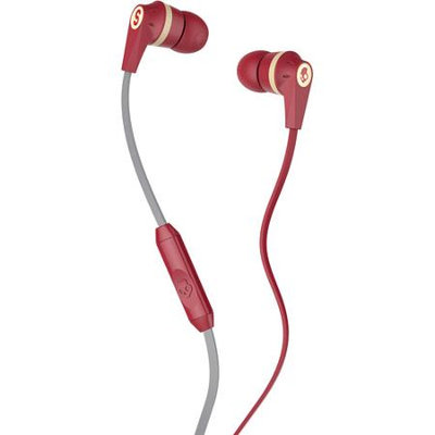 Skullcandy Ink'd 2 Earbuds with Mic1 Ill Famed/Red/Cream, One Size