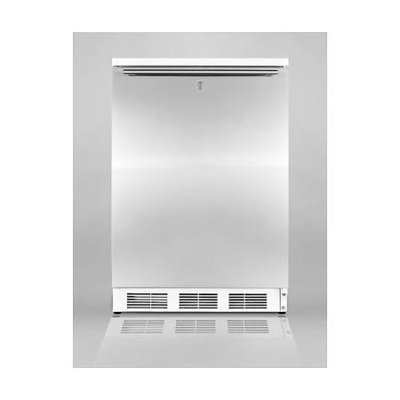 Summit FF6LSSHH 5.5 Cu. Ft. Stainless Steel Undercounter Compact Refrigerator