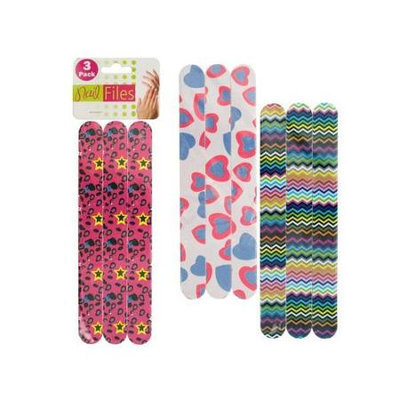 Dollar Days 3-PC. Foam Nail Files (Pack of 24)
