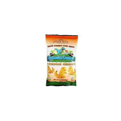 Good Boy Organics Organicasaurus Baked Organic Corn Snack Cheddar Cheese - 2.3 oz
