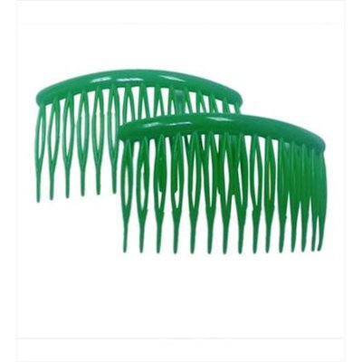 Coveryouhair CoverYourHair 61271 3 in. Plastic Hair Combs Green