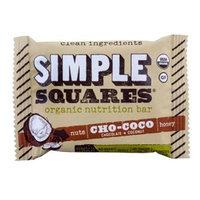 Simple Squares - Organic Gluten-Free Nuts & Honey Nutrition Bar Cho-Coco - 1.7 oz.
