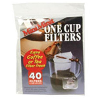 Mini-minit MiniMinit 40 filters & 1 holder one cup tea coffee