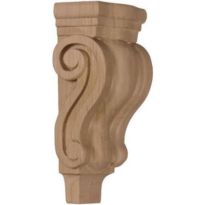Ekena Millwork 3-in x 6-in Mahogany Traditional Wood Corbel
