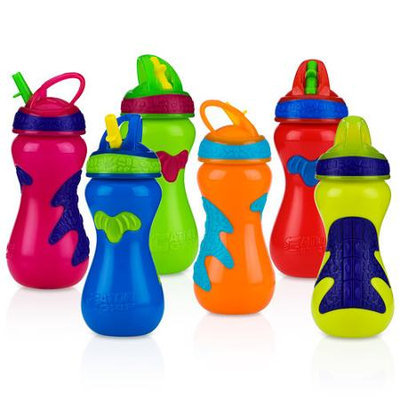 Nuby Gator Grip Sports Bottle With Flip-It Top