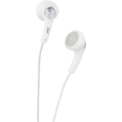JVC Audio Headsets HAF150W Gumy Earphone - Stereo - White