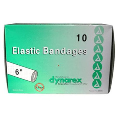 Dynarex Elastic Bandages, Latex Free, 6 x 4.5 Yards, 10/Bx