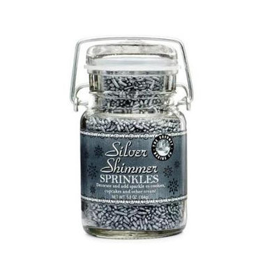 Pepper Creek Farms 191H Silver Shimmer Sprinkles - Pack of 6