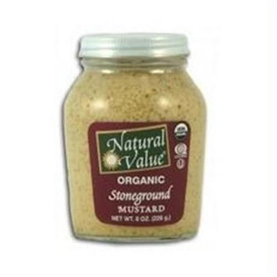 Natural Value B18863 Natural Value Organic Stoneground Mustard -12x8oz