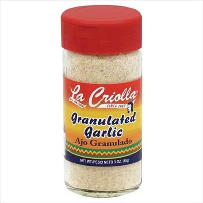 La Criolla 3 oz. Granulated Garlic Case Of 12