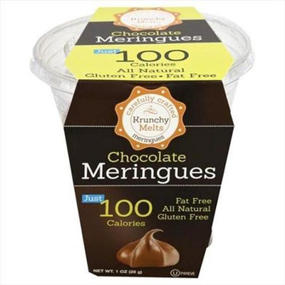 Krunchy Melts 1 oz. Meringues Cup Chocolate Case Of 12