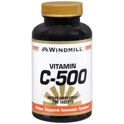 Vitamin C 500 mg, 250 Tablets, Windmill Health Products