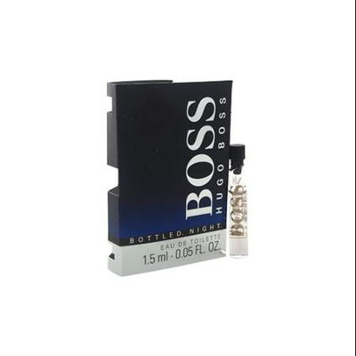 Hugo Boss M-M-1298 Boss Bottled Night Mens EDT Splash Vial Mini - 1.5 ml