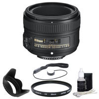 Nikon Nikkor 50mm f/1.8 Fixed Focal Length Lens - 58mm Attachment - 0.15x MagnificationSWM