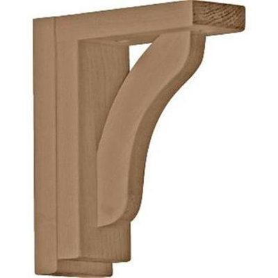 Ekena Millwork 2.5-in x 7.5-in Cherry Reece Shelf Wood Corbel