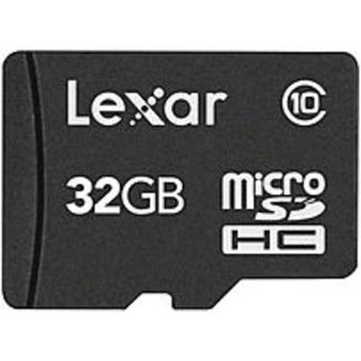 Lexar 32GB Class 10 Micro Sdhc Card - Black SDMI32GABT