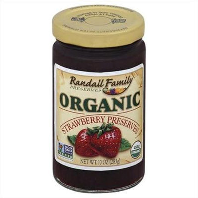 Randall Family Preserves 10 oz. Organic Strawberry Preserves Case Of 6