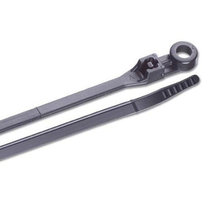 Marinco 6 Uv Black Mounting Cable Ties 100 Pack