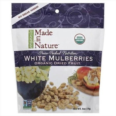 Made In Nature 6 oz. Organic Mulberries - Case Of 6