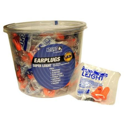 Howard Leight 33133 Super Leight Ear Plug Foam 100 Tub