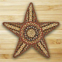 Earthrugs Earth Rugs 52-ST300 Honey-Vanilla-Ginger Star Trivet
