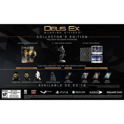 Square Enix Deus Ex: Mankind Divided - Collector's Edition - Playstation 4