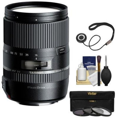 Tamron 16-300mm f/3.5-6.3 Di II PZD Macro Zoom Lens (for Sony Alpha Cameras) with UV/CPL/ND8 Filters + Kit