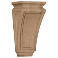 Ekena Millwork 6-in x 12-in Rubberwood Arts and Crafts Wood Corbel
