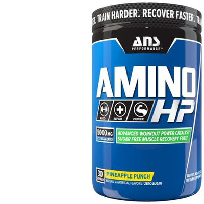 ANS Performance Amino HP Advanced BCAA, Caffeine Free Pineapple Punch, 360 Gram
